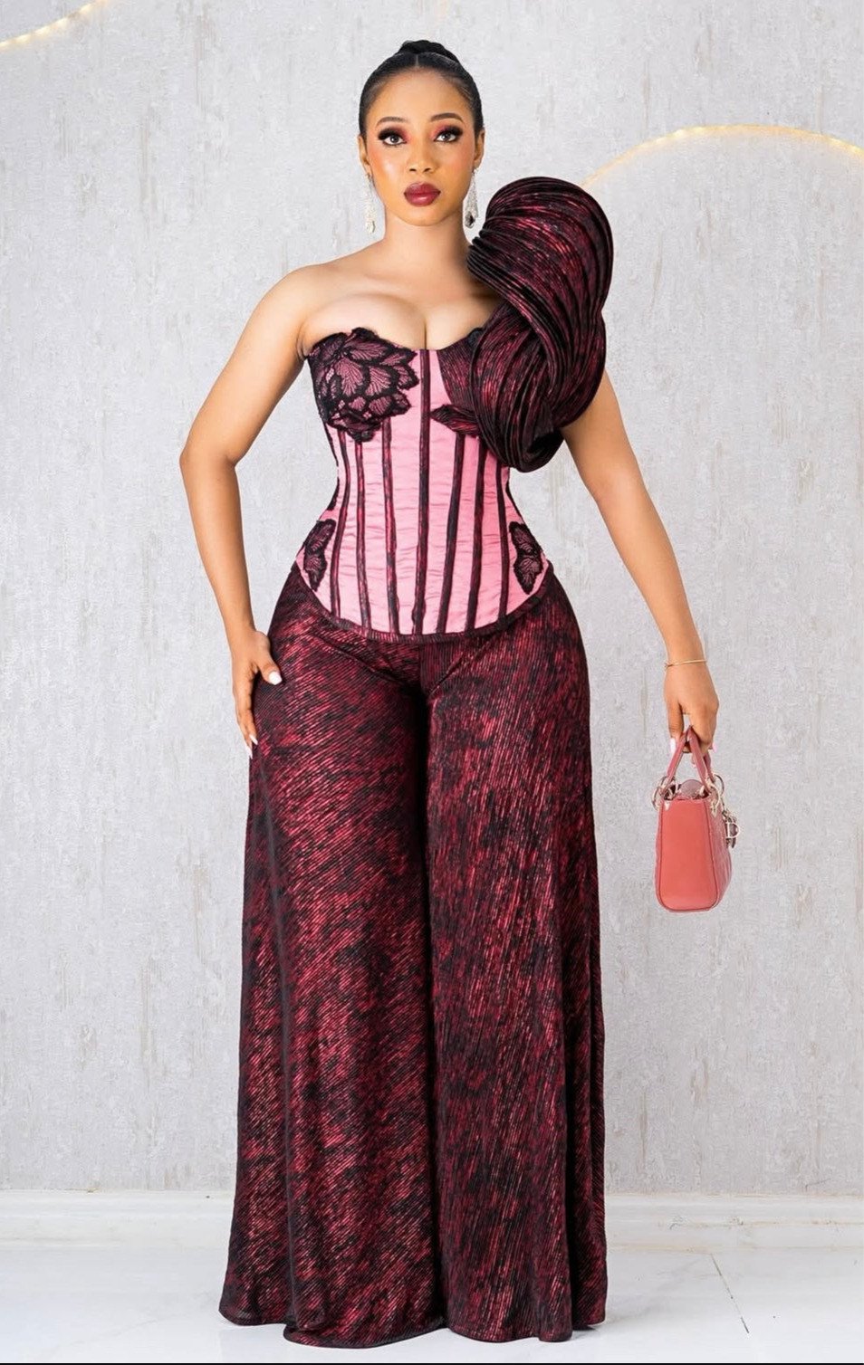 Pre Order - Luxe Elegance Corset Jumpsuit