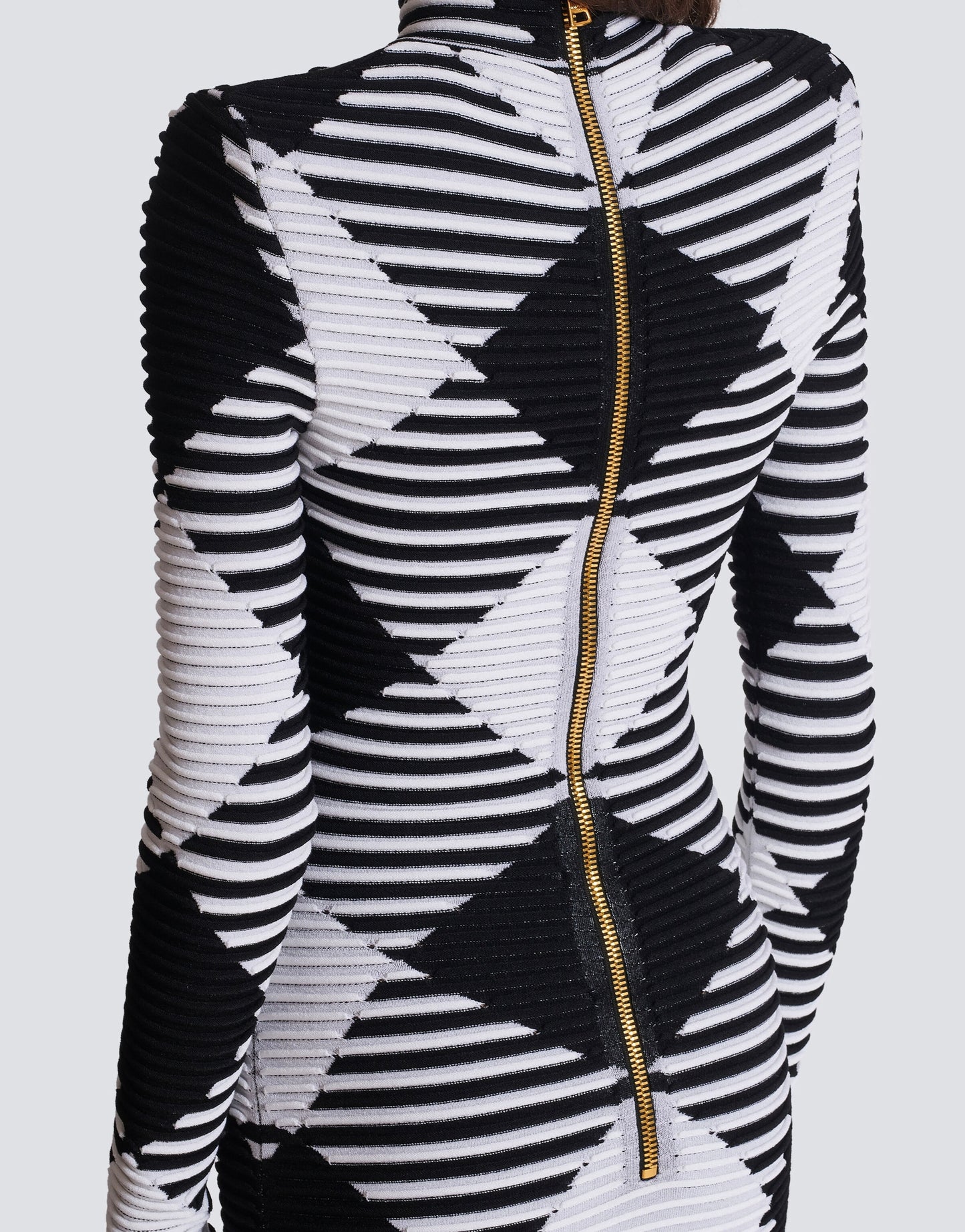 Black & White Gingham Mini Dress