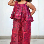 African Style Two-Piece (Red & Black)